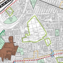 Map Of Middlesbrough Town Centre Local Plan Proposals Map Adopted July 2015"